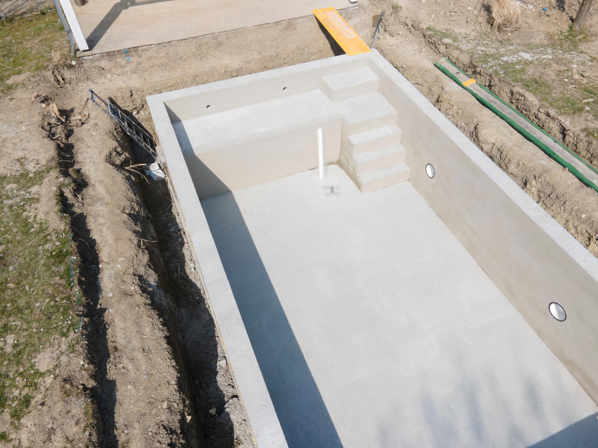 Construction de piscines en béton