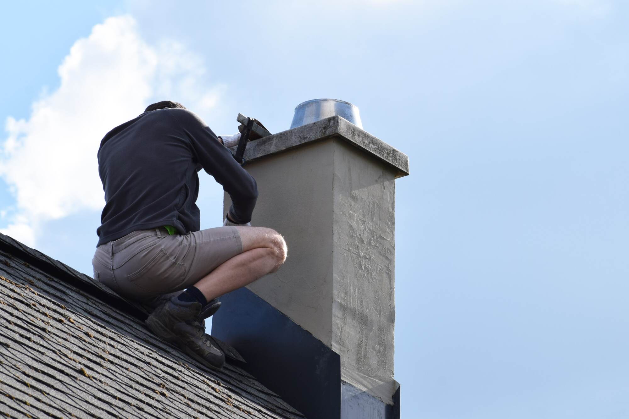 Ramonage de conduit de cheminée
