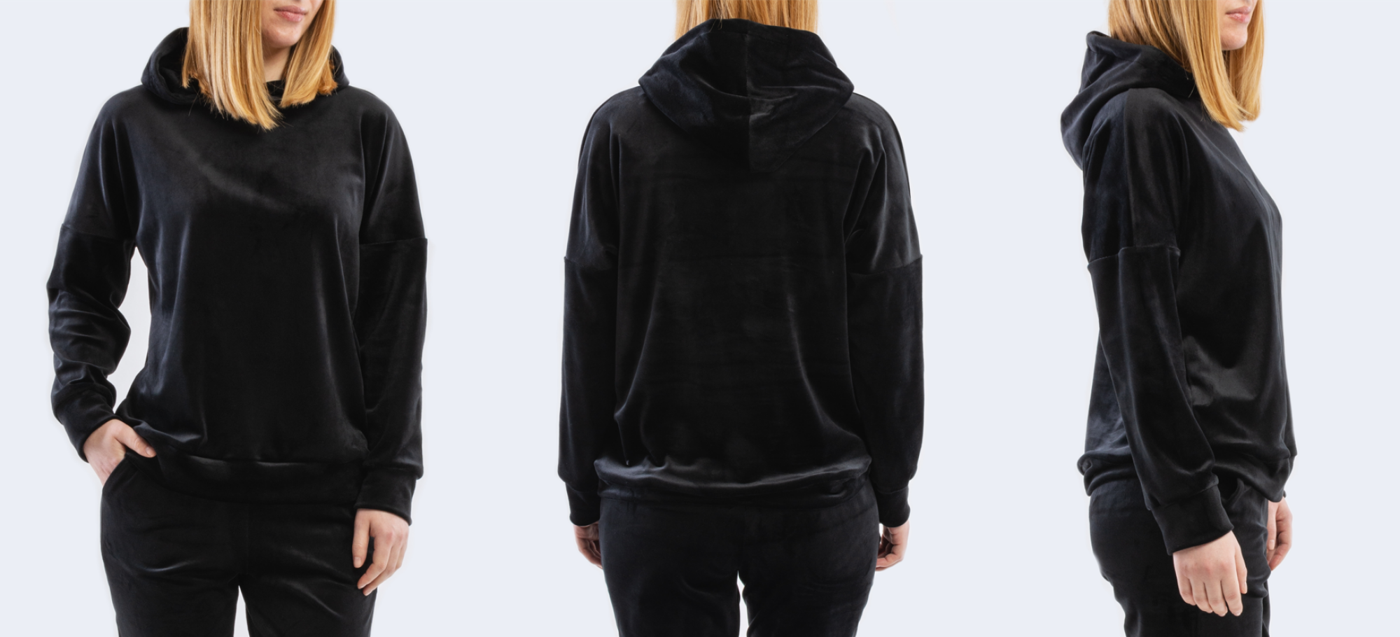 Design de sweats en velours personnalisés