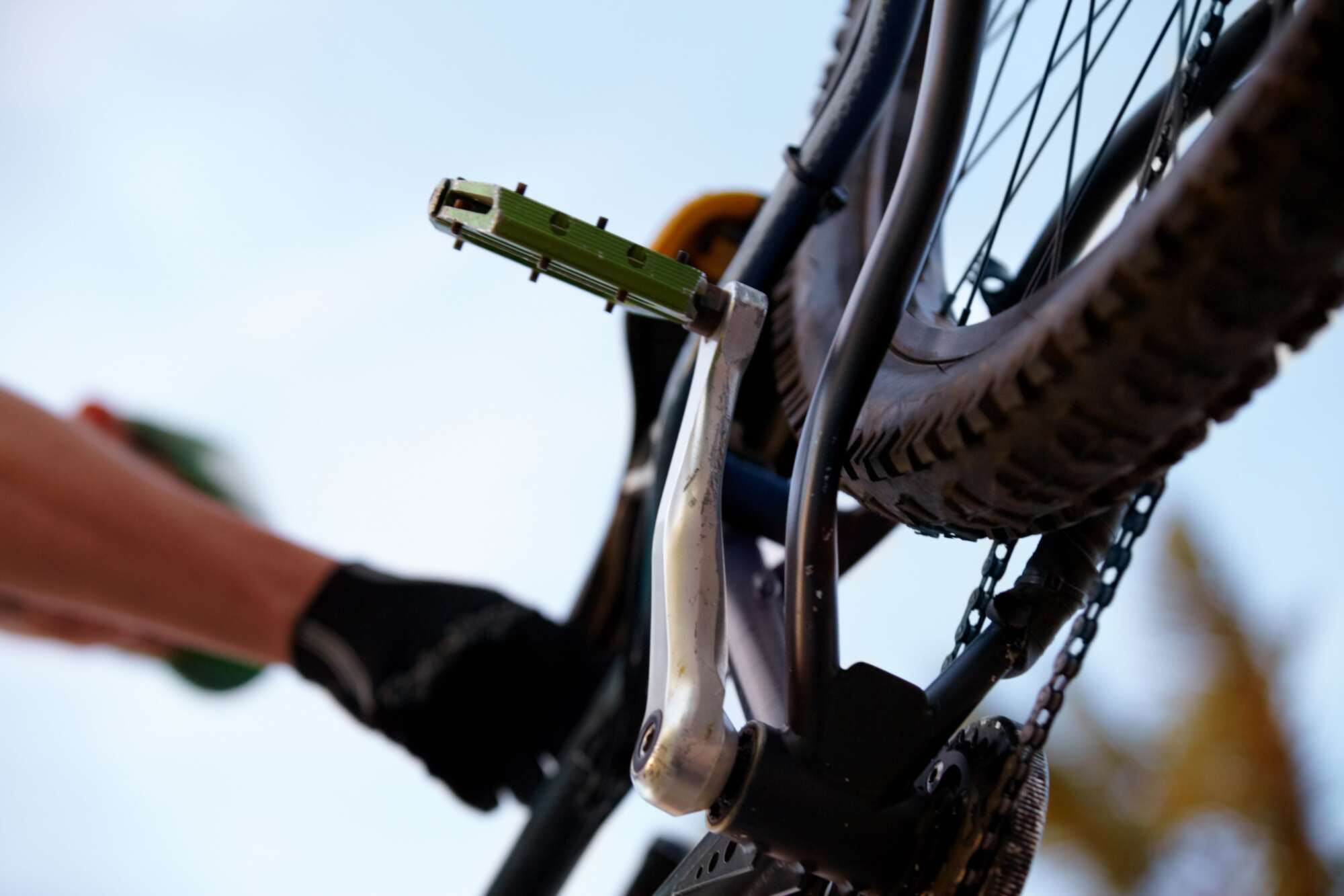 Montage de roues VTT