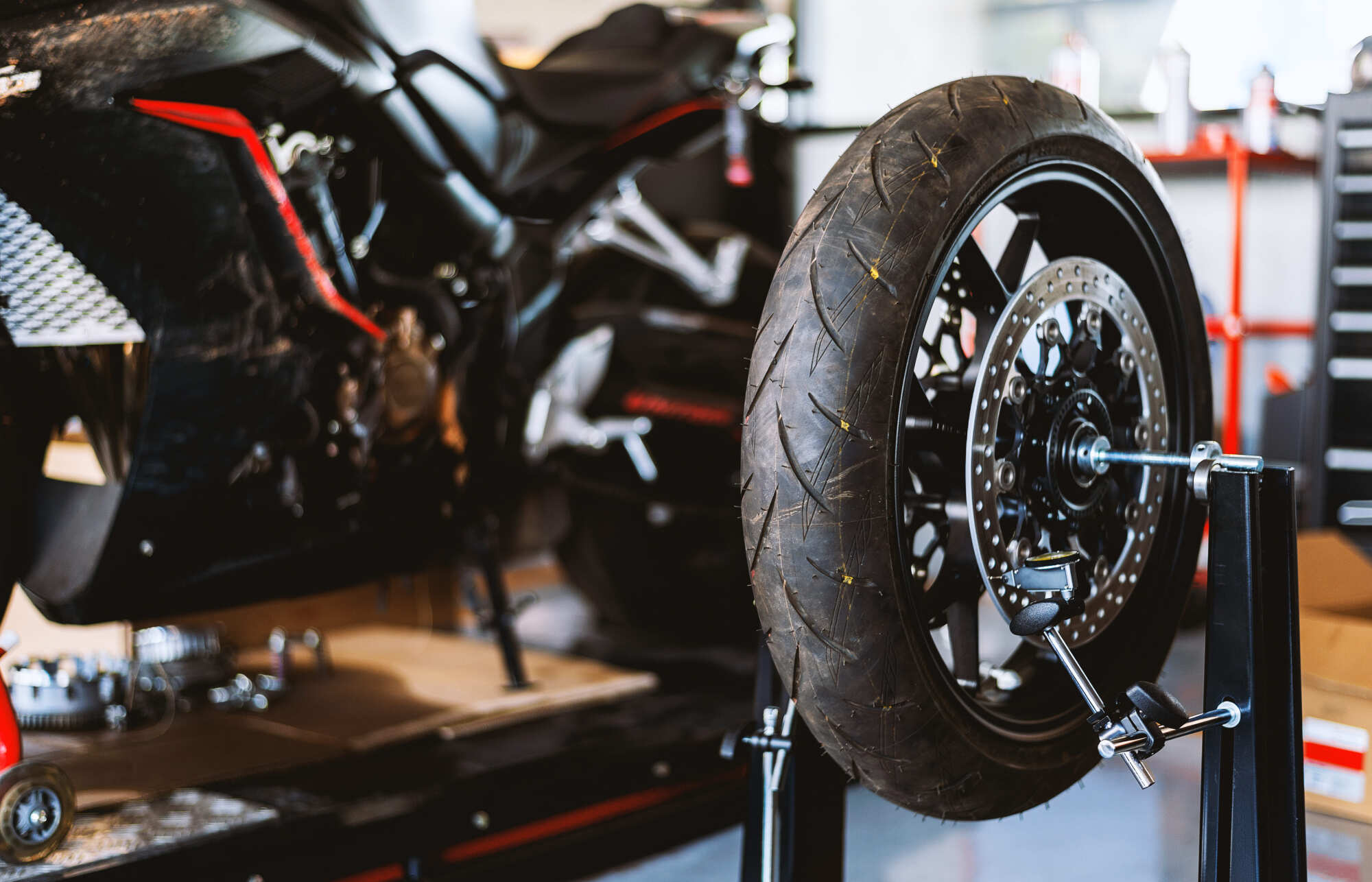 Réparation de carrosserie de moto