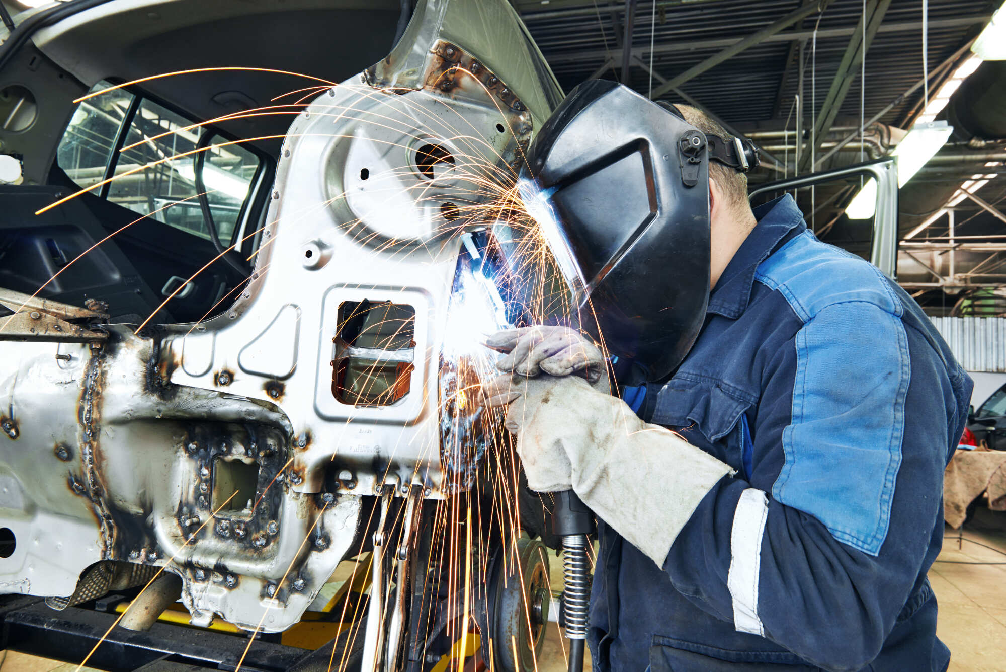 Soudure sur carrosserie