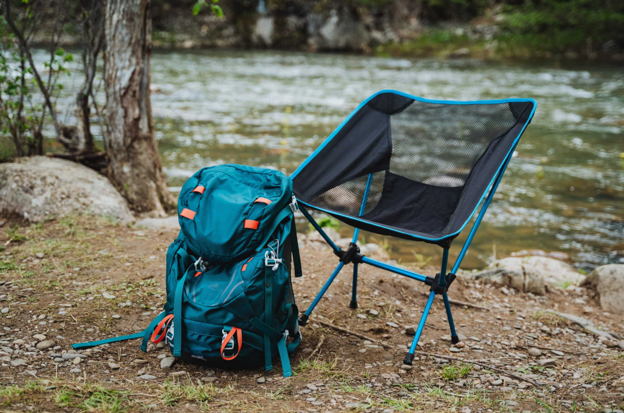 Chaise de camping pliable