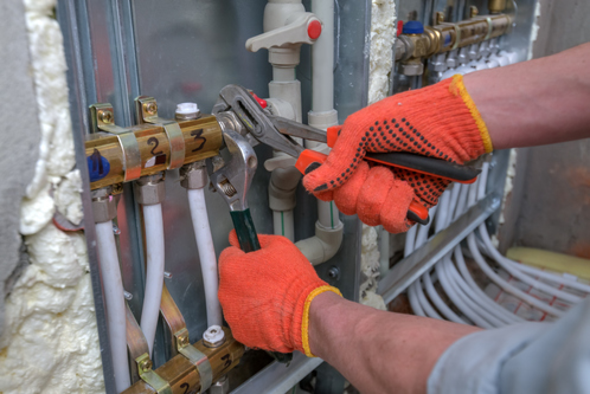 Création ou modification de réseau eau sanitaire en multicouche