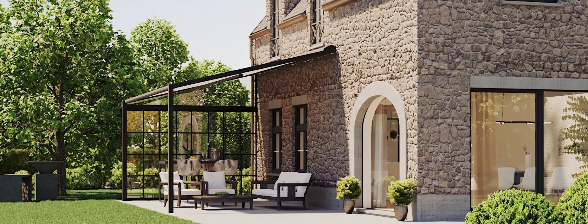 Pergola toile