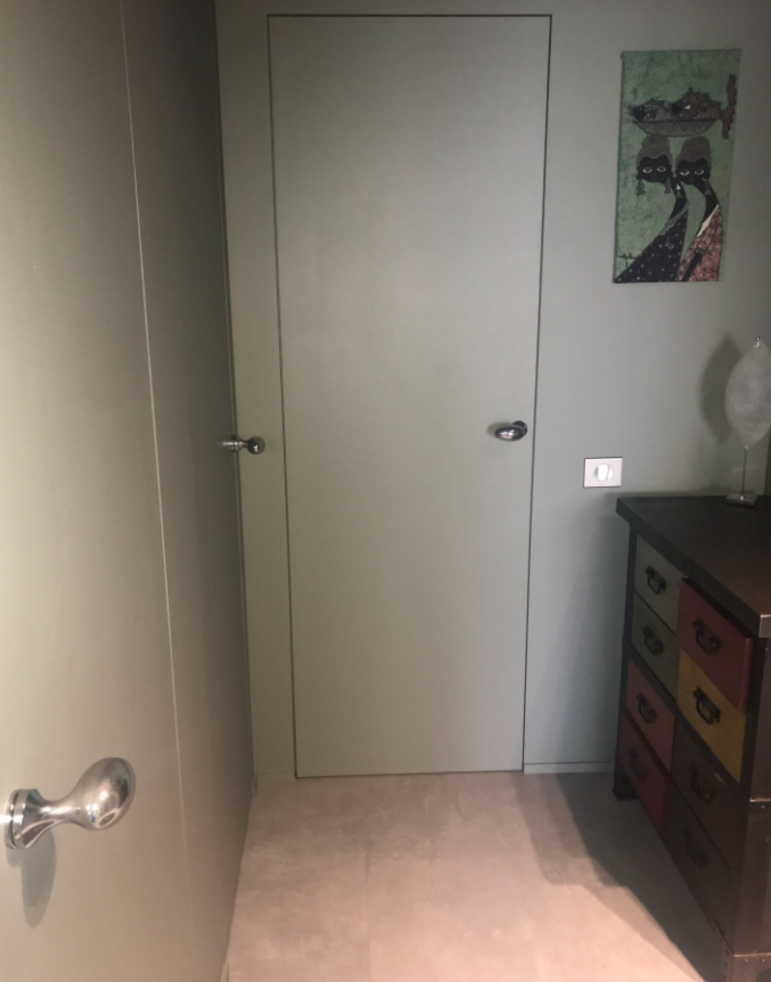 Porte intérieure affleurante sur-mesure