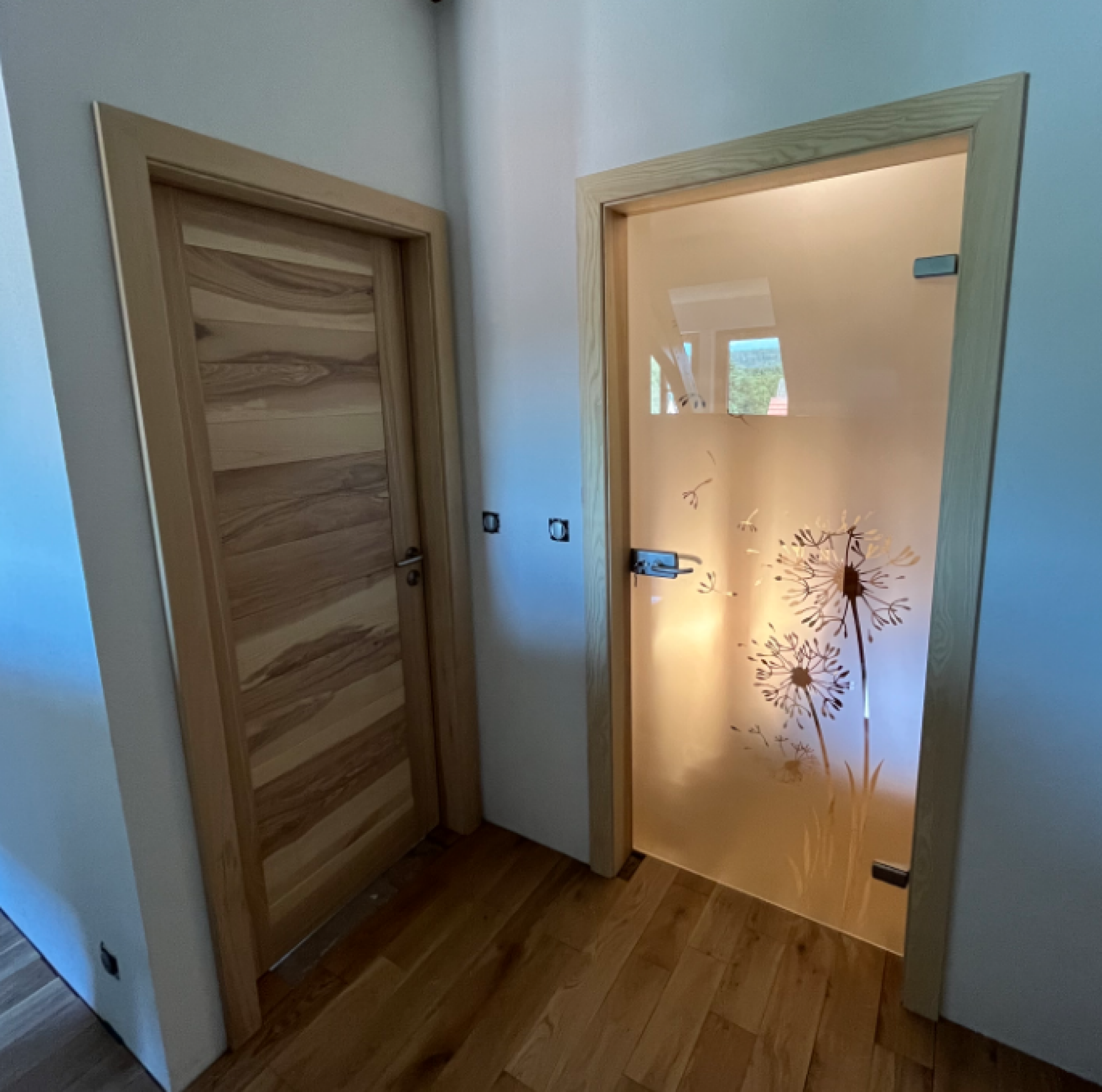Porte intérieure vitrée sur mesure