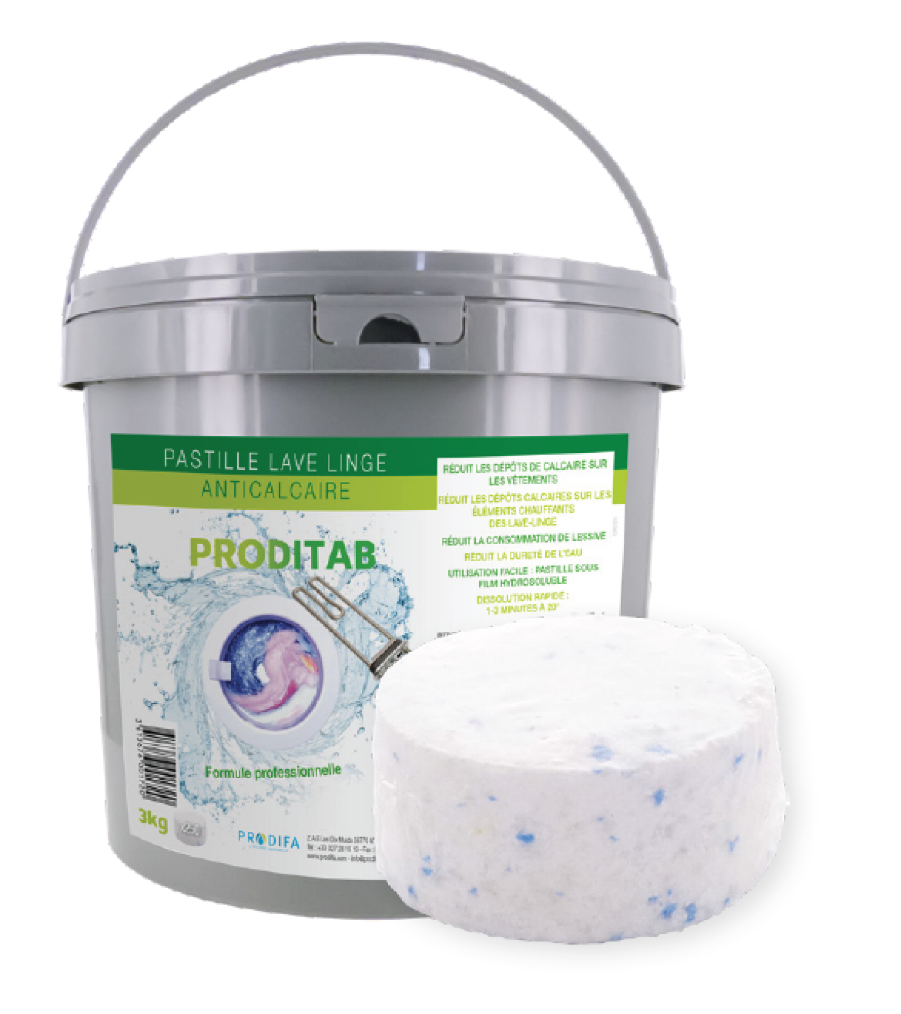 Proditab anti calcaire 250 pastilles HL007