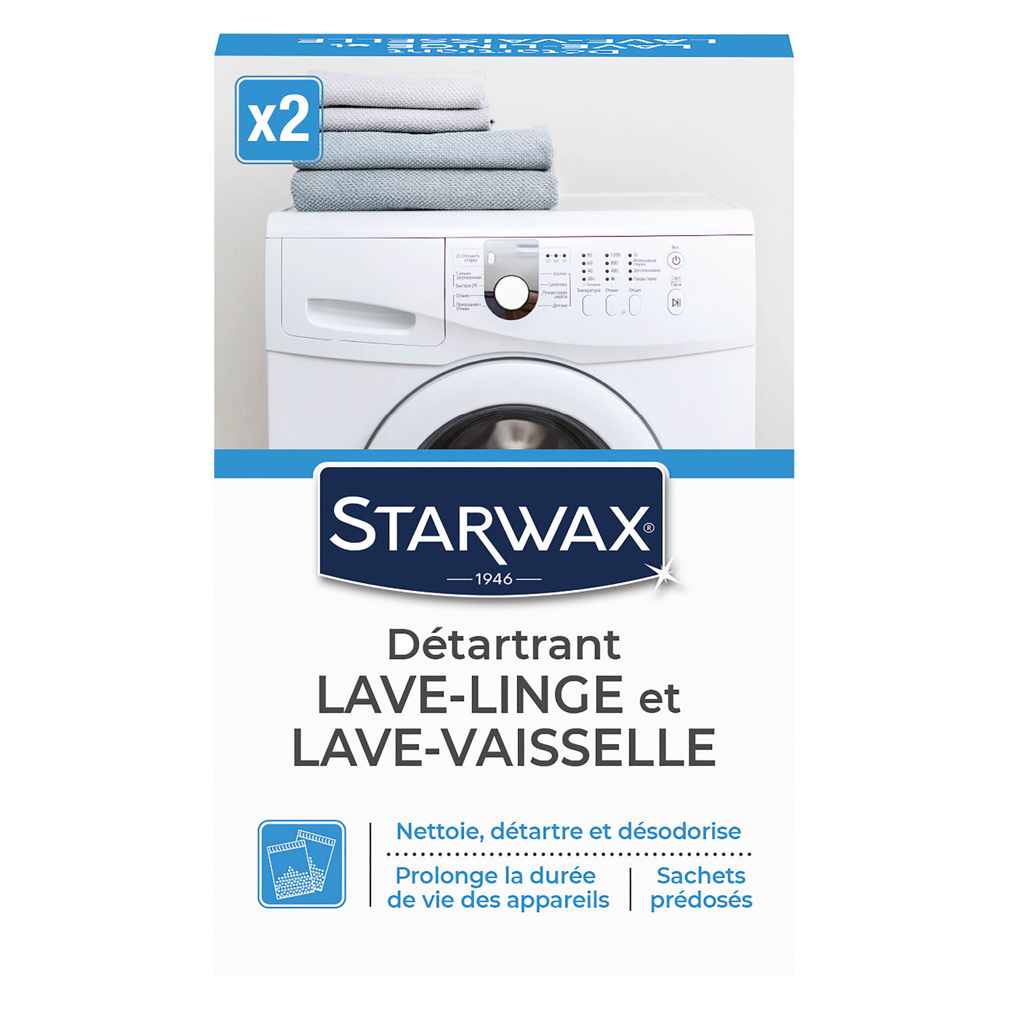 STARWAX détartrant dosettes 2 unidoses HL008