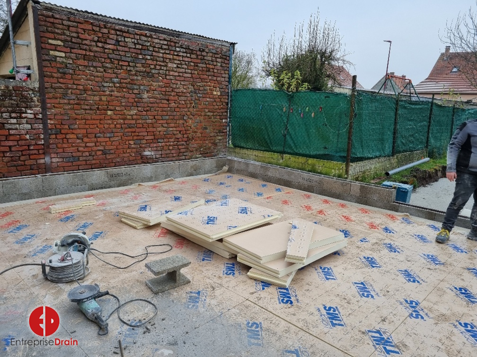 Isolation thermique de plancher bas