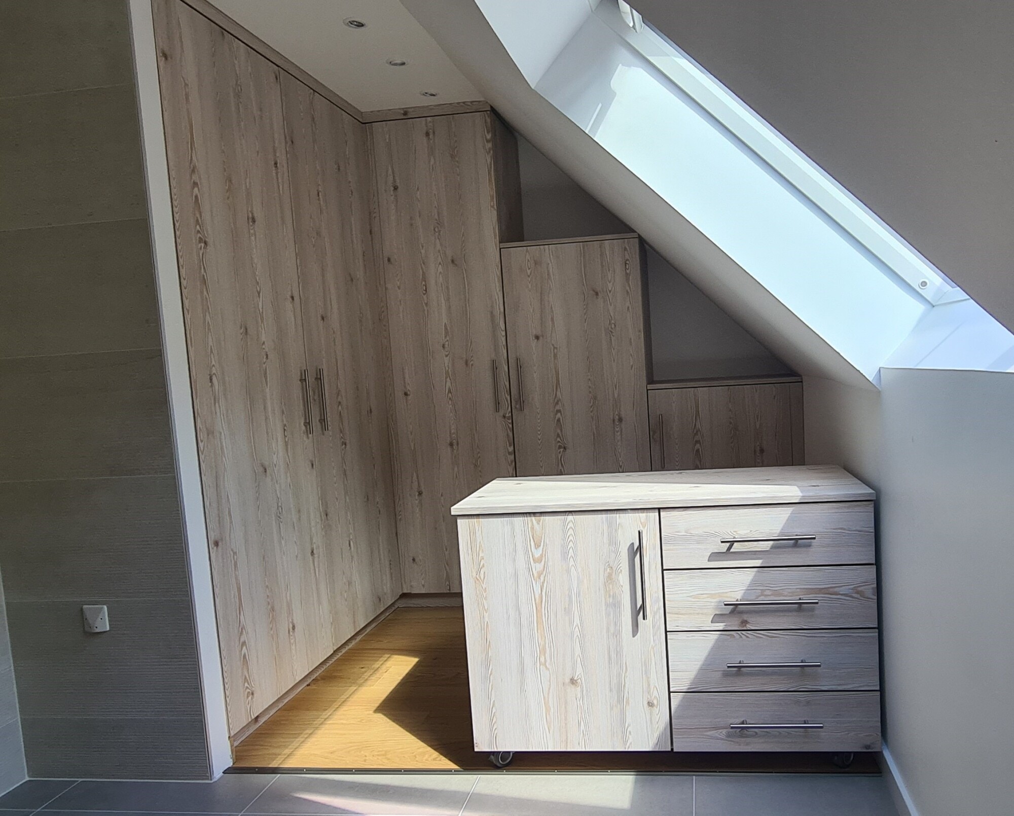 Dressing sous pente