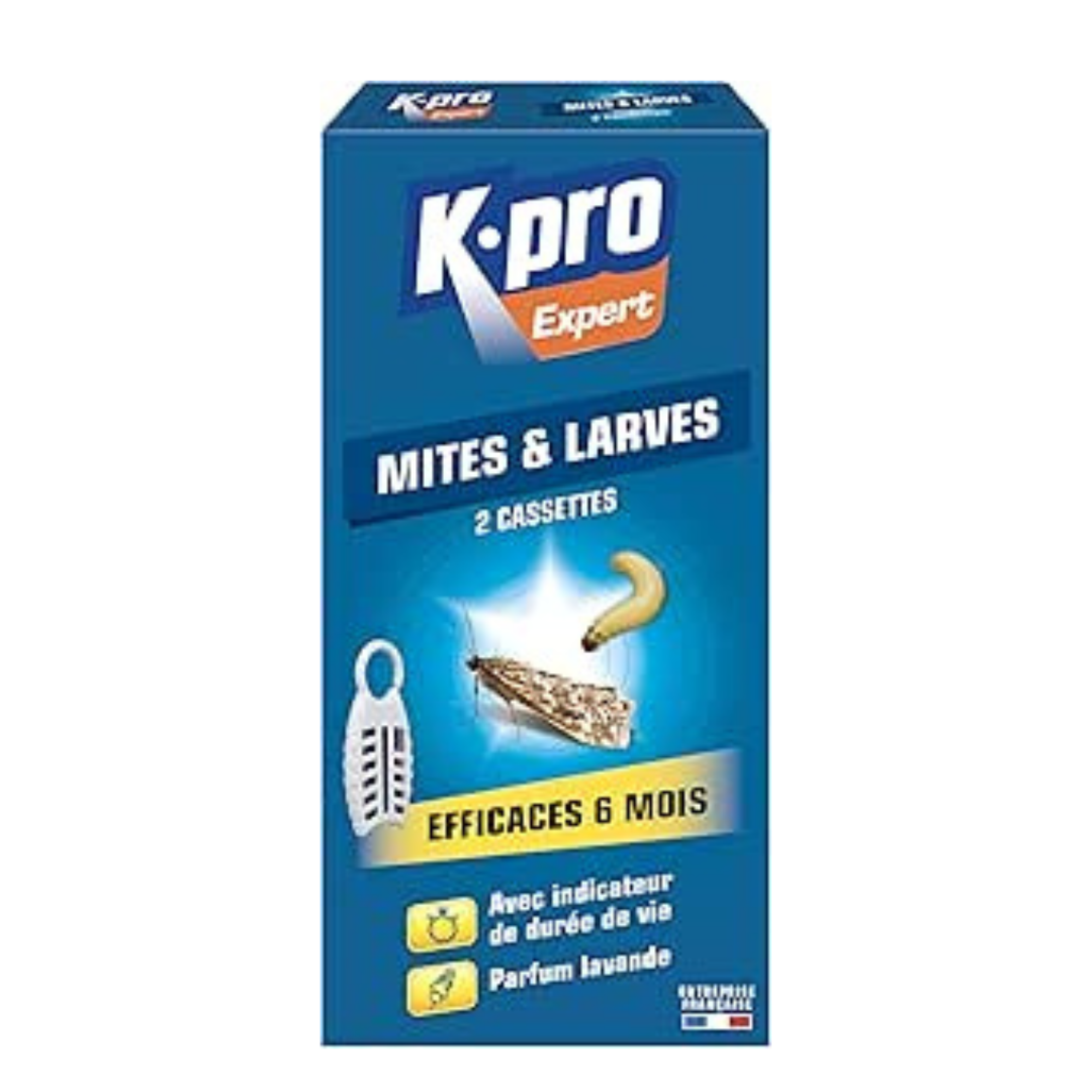 K'PRO 2 cassettes à mites/larves IC018