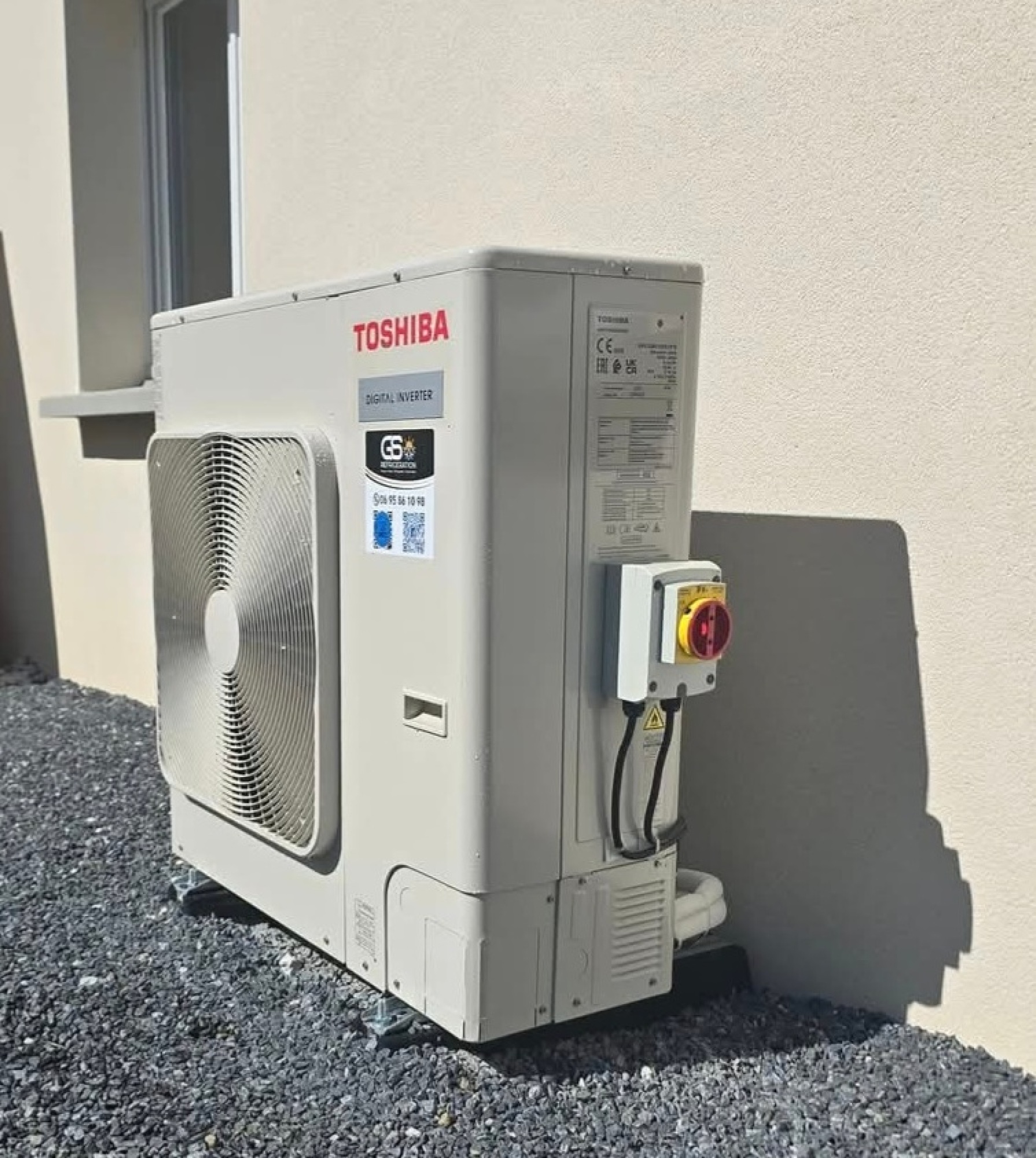 Installation d’un système de climatisation réversible de type gainable