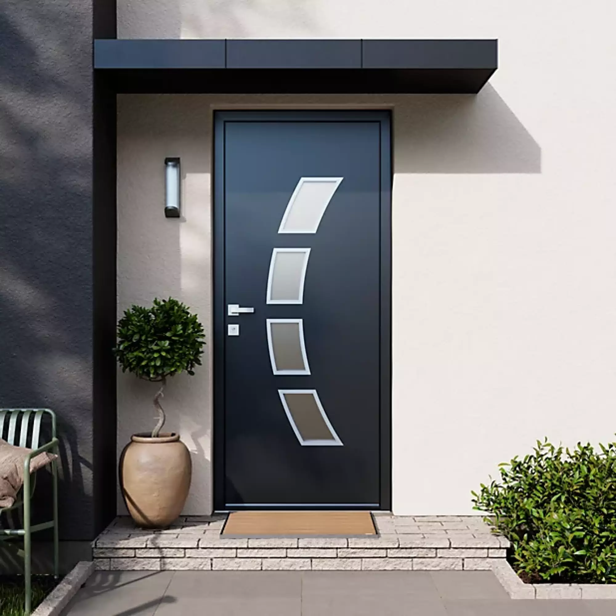 Porte d’entrée en Acier