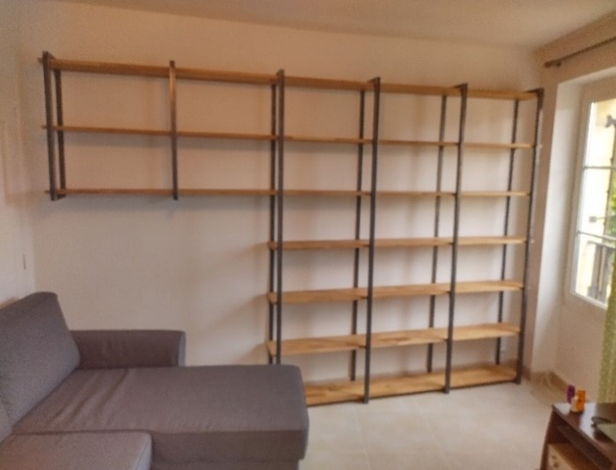 Aménagement Bibliothèque Sur-mesure Bois Métal