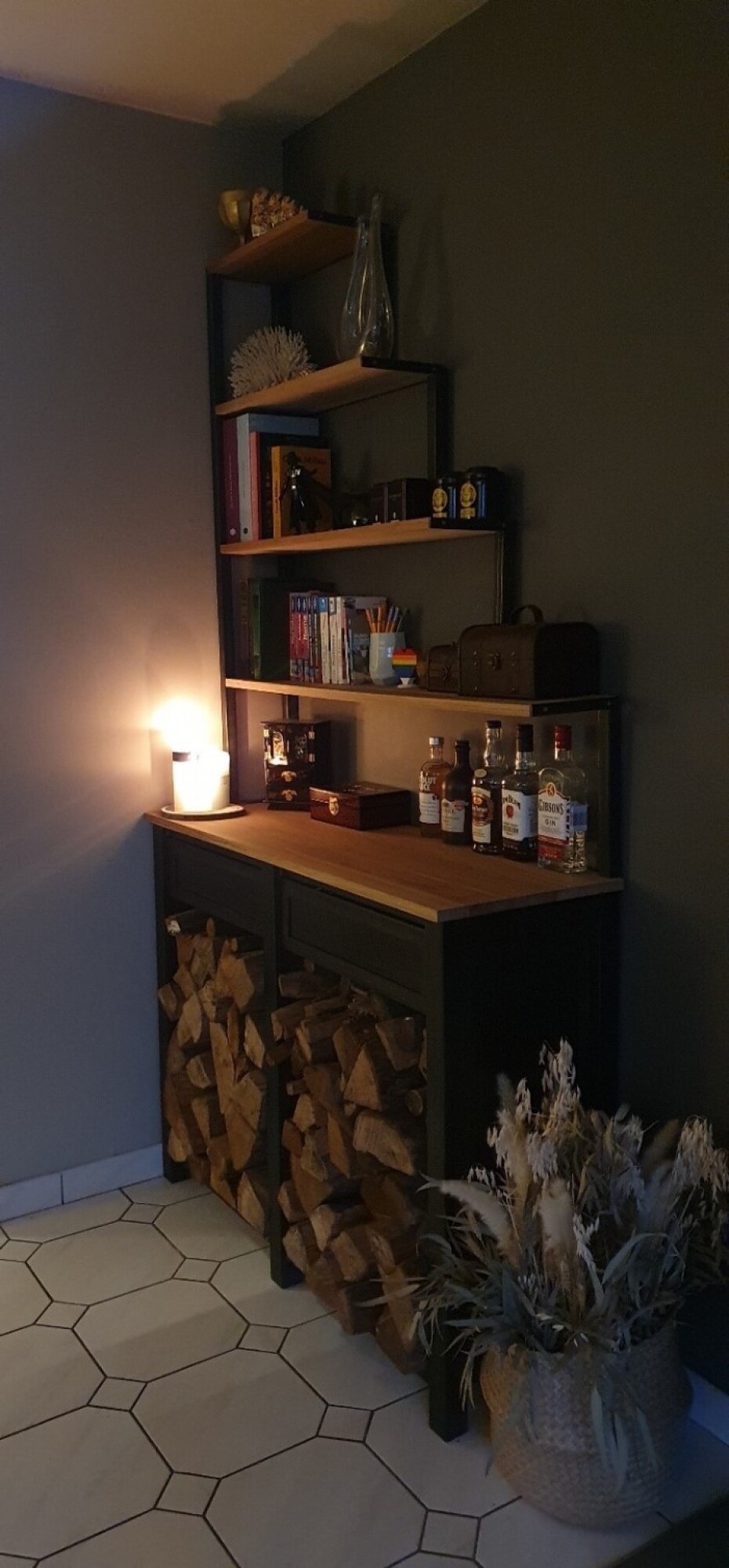 Aménagement Bibliothèque Sur-mesure Bois Métal