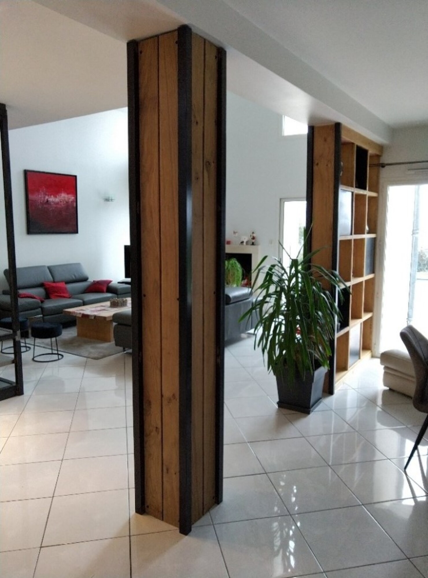 Aménagement Bibliothèque Sur-mesure Bois Métal