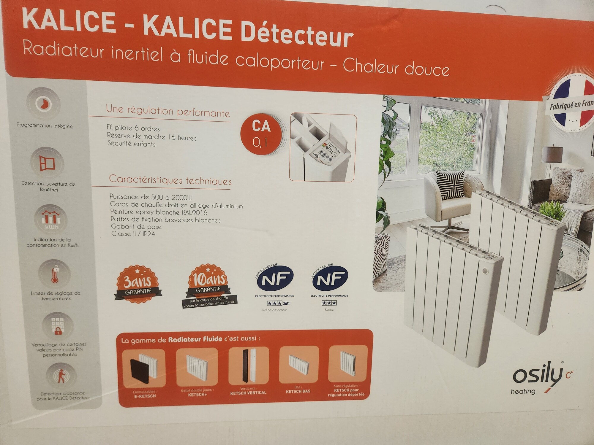 Radiateur fluide Kalice